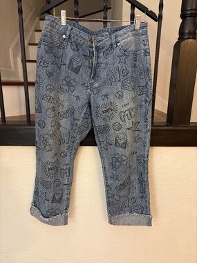 Michael Kors Doodle Print Jeans